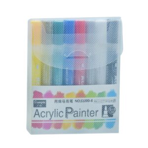 Akrilinių dažų markeriai Acrylic Painter 8 vnt. kaina internetu