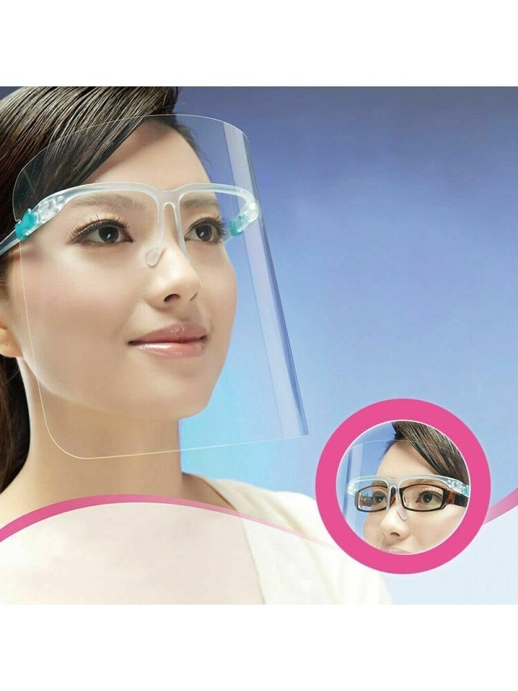 Apsauginis veido skydelis - kaukė iš PVC plastiko. kaina internetu