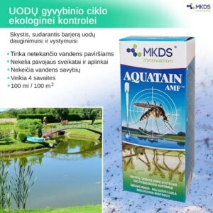Aquatain AMF skystis tvenkiniams nuo uodų ir mašalų, 100 ml kaina internetu
