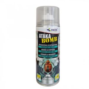 Ataka BOMB insekticidas skraidantiems ir ropojantiems vabzdžiams, 400 ml kaina internetu