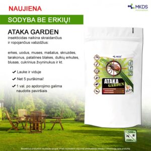 Ataka GARDEN insekticidas erkėms, uodams naikinti kaina internetu