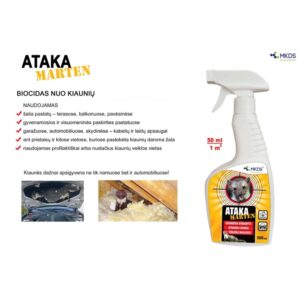 Ataka Marten repelentas nuo kiaunių, 500 ml kaina internetu