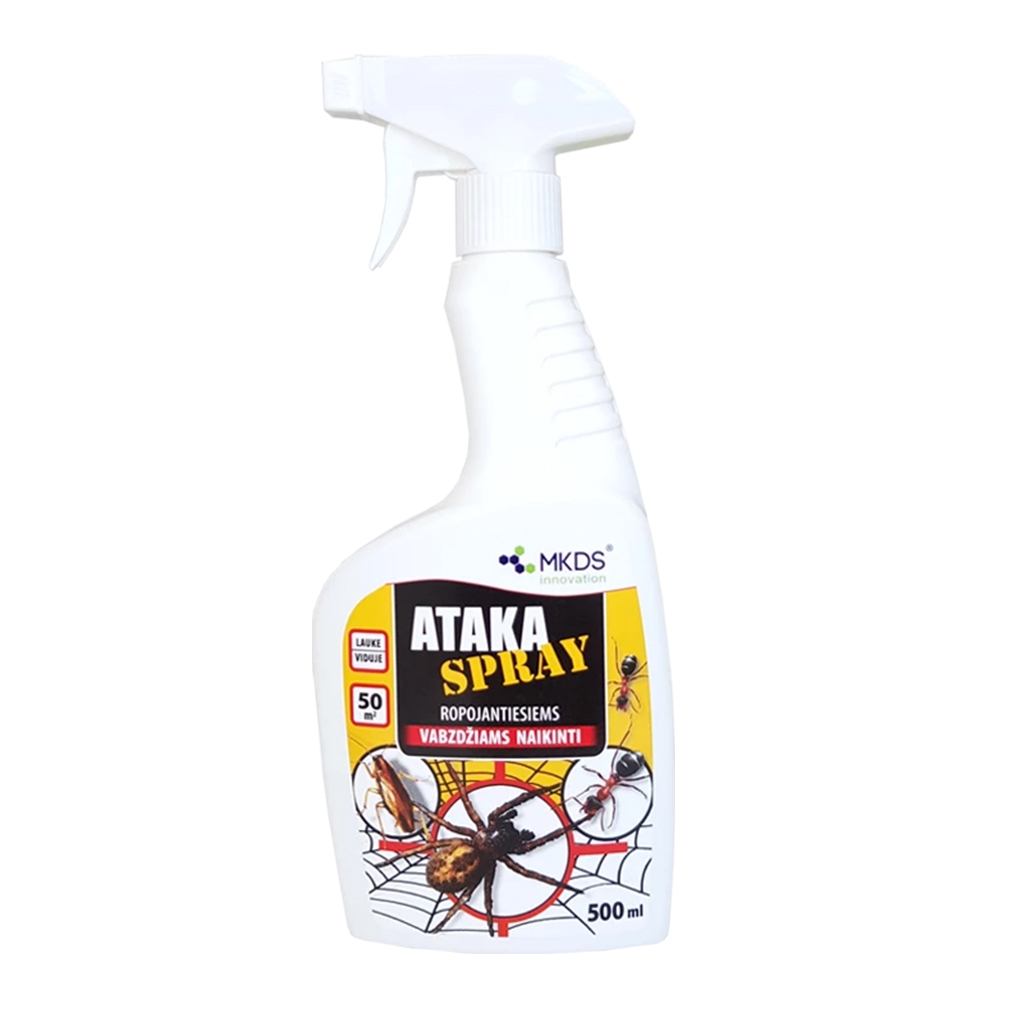 ATAKA SPRAY insekticidas ropojantiems vabzdžiams naikinti, 500 ml kaina internetu