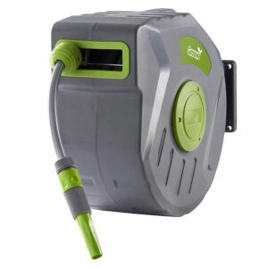 Automatinė žarnos ritė su laikikliu – 20 m (sieninis montavimas) kaina internetu