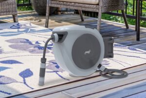 Automatinis sodo žarnos laikiklis su žarna 30 m + 2 m kaina internetu