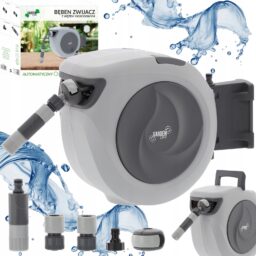 Automatinis sodo žarnos laikiklis su žarna 30 m + 2 m kaina internetu