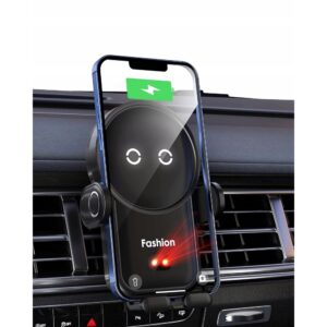 Automobilinis telefono laikiklis su belaidžiu įkrovimu (IQ / Qi) kaina internetu