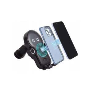 Automobilinis telefono laikiklis su belaidžiu įkrovimu (IQ / Qi) kaina internetu
