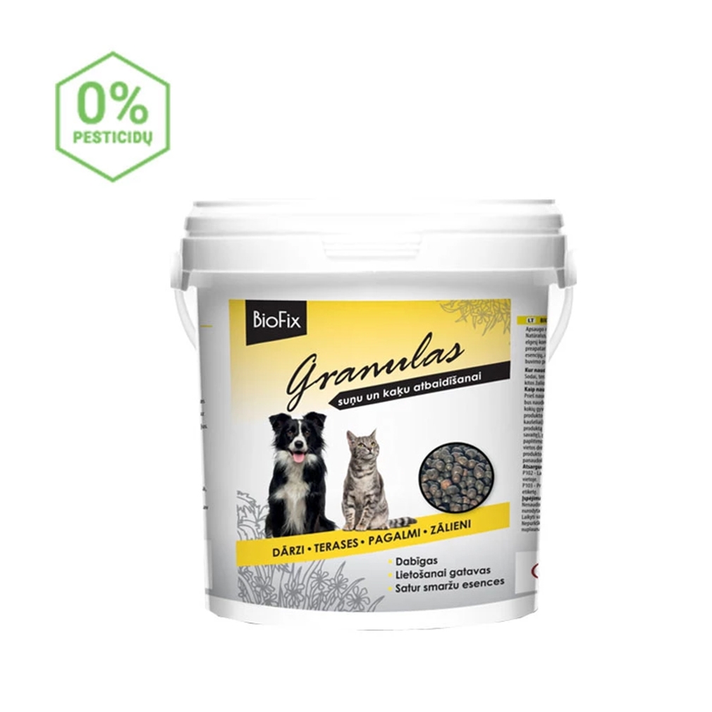 BIOFIX PET STOP granulės nuo kačių ir šunų, 1L kaina internetu