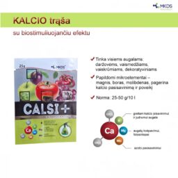CALSI+ kalcio trąša su mikroelementais B, Mg, Mo, 25 g kaina internetu
