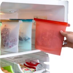 Daugkartinis silikoninis maišelis maistui – 1000 ml kaina internetu
