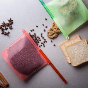 Daugkartinis silikoninis maišelis maistui – 1000 ml kaina internetu