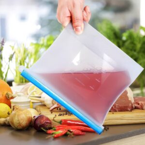 Daugkartinis silikoninis maišelis maistui – 1000 ml kaina internetu