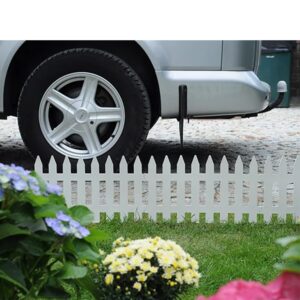 Dekoratyvinė plastikinė sodo tvorelė „Garden Classic“ 3,5 m (balta) kaina internetu