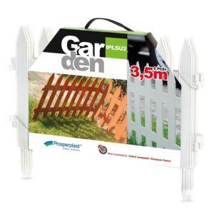 Dekoratyvinė plastikinė sodo tvorelė „Garden Classic“ 3,5 m (balta) kaina internetu