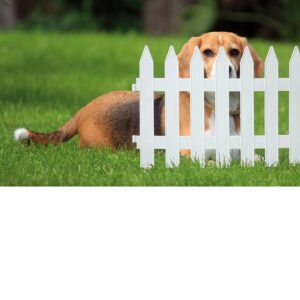 Dekoratyvinė plastikinė sodo tvorelė „Garden Classic“ 3,5 m (balta) kaina internetu