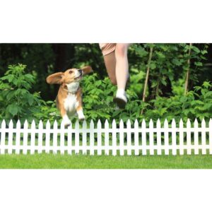 Dekoratyvinė plastikinė sodo tvorelė „Garden Classic“ 3,5 m (ruda) kaina internetu