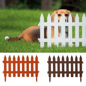 Dekoratyvinė plastikinė sodo tvorelė „Garden Classic“ 3,5 m (ruda) kaina internetu