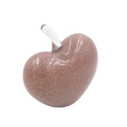 Dekoratyvinė stiklinė širdies formos figūrėlė, 14×13 cm kaina internetu