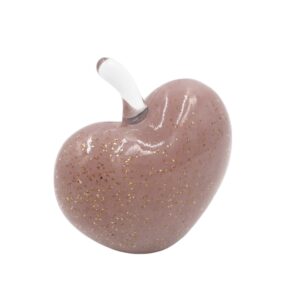 Dekoratyvinė stiklinė širdies formos figūrėlė, 14×13 cm kaina internetu