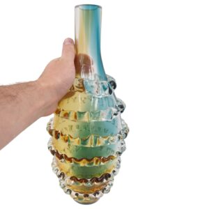 Dekoratyvinė stiklo vaza 19 × 44,5 cm kaina internetu