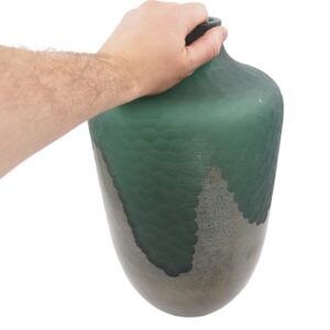 Dekoratyvinė stiklo vaza 24×44 cm kaina internetu