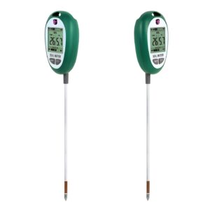Dirvožemio drėgmės, temperatūros ir pH matuoklis su LCD ekranu kaina internetu