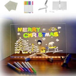 DIY LED piešimo lenta su šviečiančiu akrilo paviršiumi kaina internetu