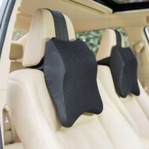 Ergonominių pagalvių rinkinys automobiliui JUODA kaina internetu