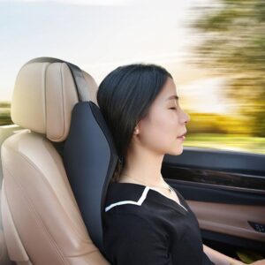 Ergonominių pagalvių rinkinys automobiliui JUODA kaina internetu