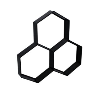 Forma betoninėms trinkelėms (korio formos), 36 x 36 x 4 cm kaina internetu