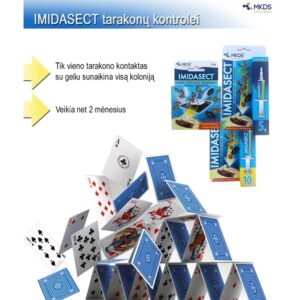 Imidasect 1,4 g, gelinis insekticidas masalo padėkliuke TARAKONAMS naikinti kaina internetu