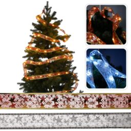 Kalėdinė LED juostelė, 5,2 m, 50 LED, šiltai balta kaina internetu