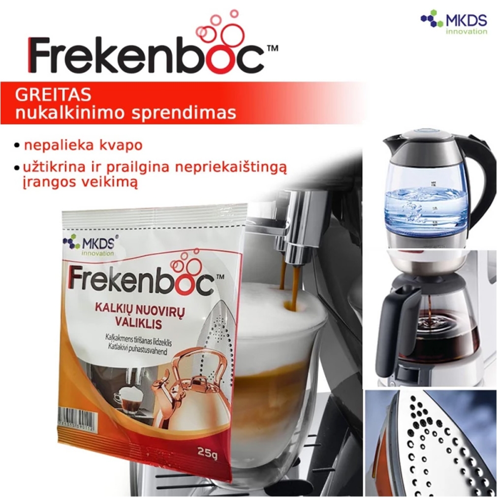 Kalkių nuovirų valiklis FREKENBOC, 25 g kaina internetu