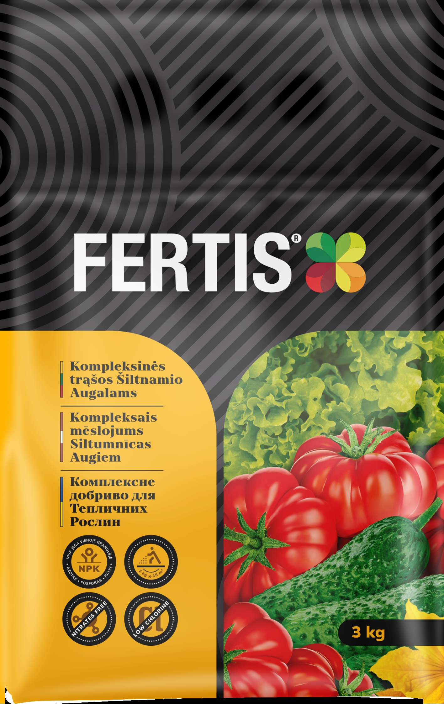 Kompleksinės trąšos Šiltnamio augalams FERTIS, 3kg kaina internetu