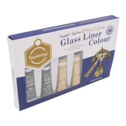 Kontūriniai dažai stiklui „Glass Liner Colour“ (6 vnt. rinkinys) kaina internetu