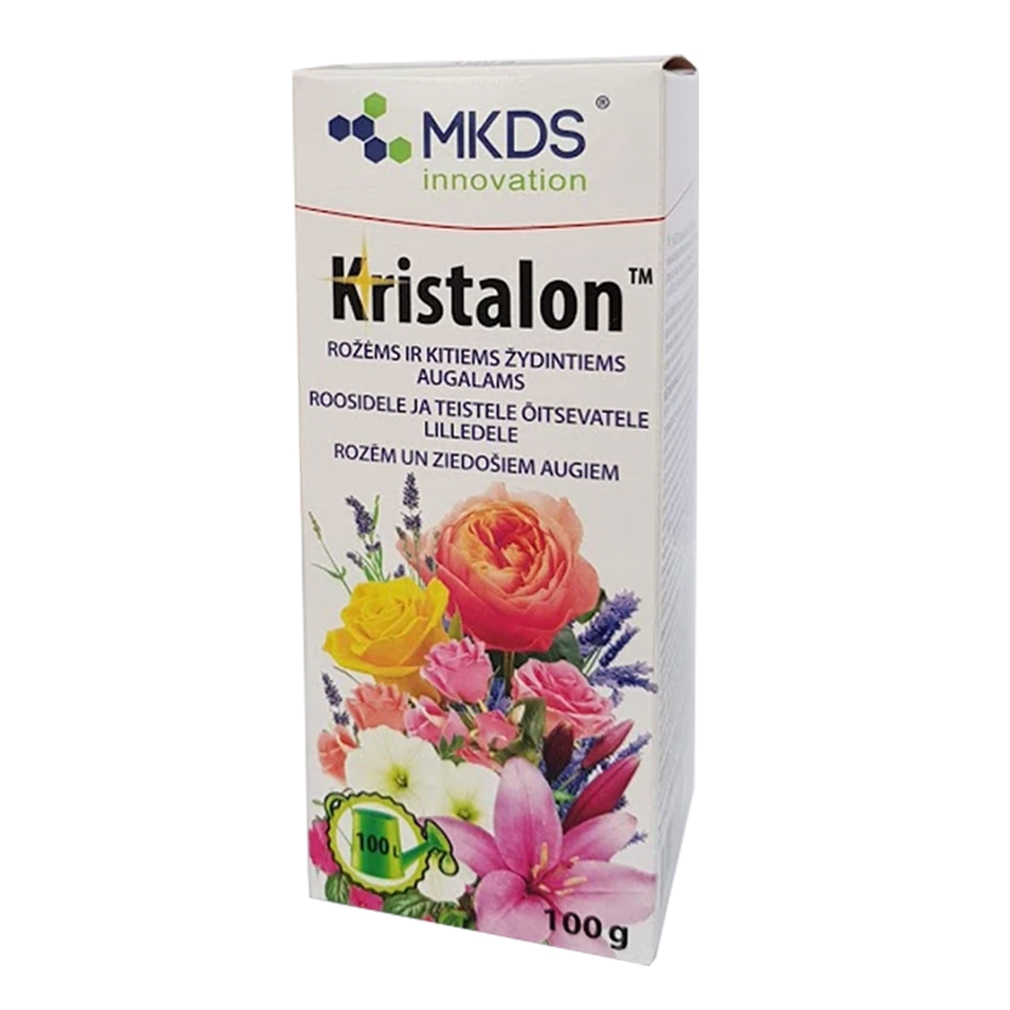 Kristalon baltas, trąšos gausiam žydėjimui, vaisių mezgimui, 100 g kaina internetu