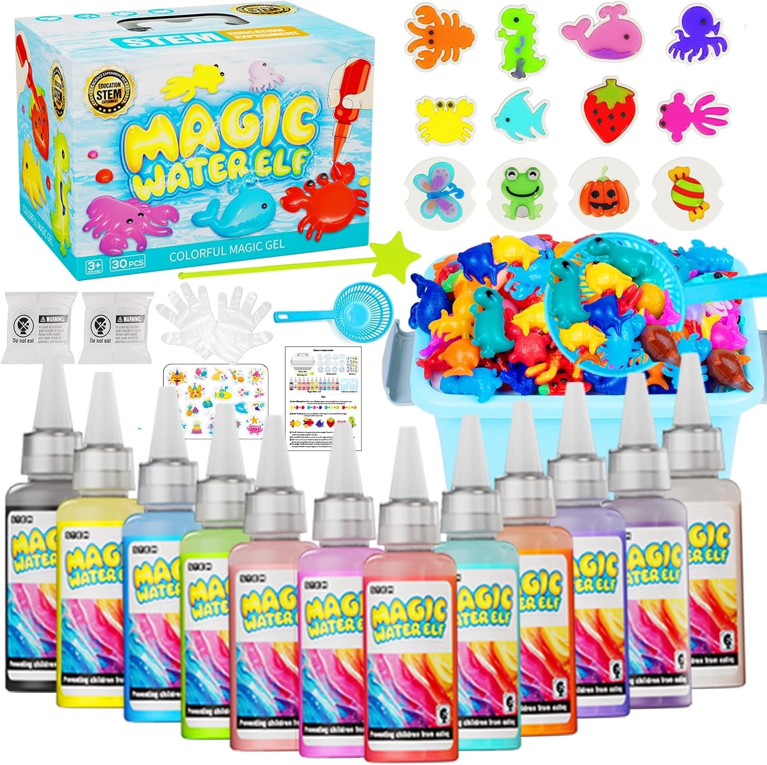 Kūrybinis rinkinys „Magic Water Elf“ – spalvotų figūrėlių gamyba kaina internetu