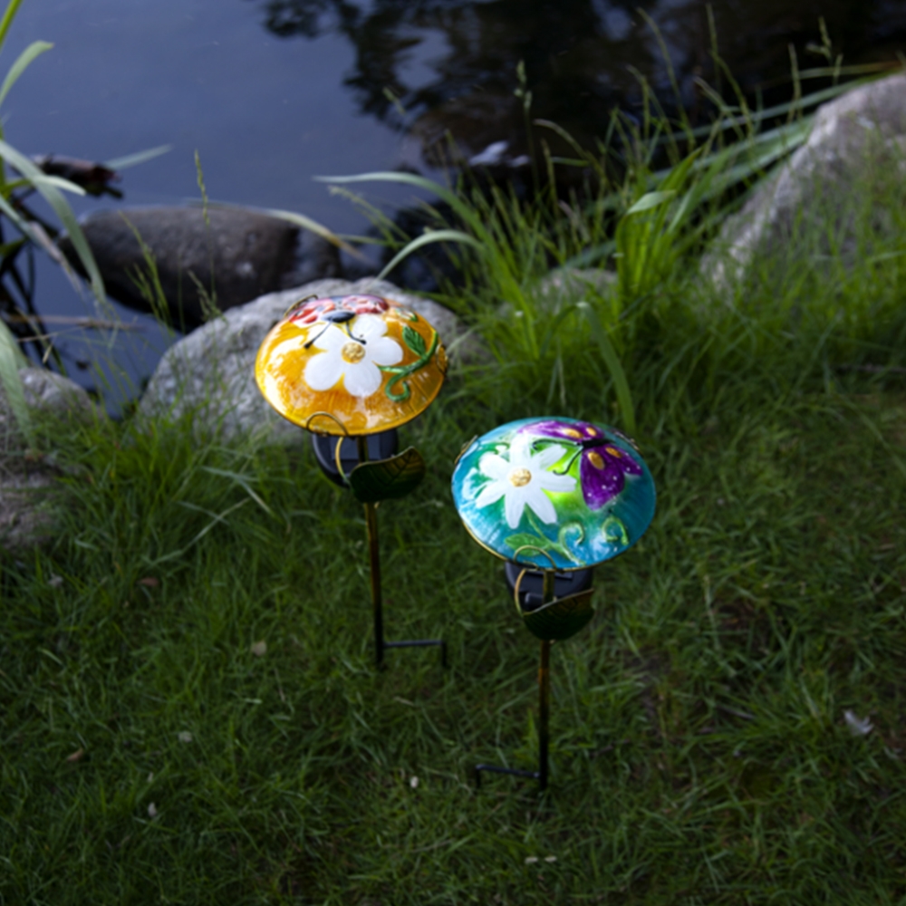Lauko LED lempa „Salona“ su saulės baterija (44 cm) kaina internetu