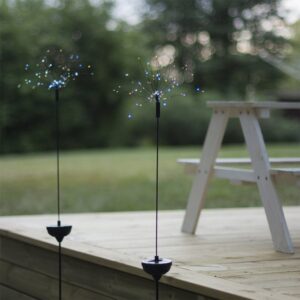 Lauko LED lemputė „Firework“ su saulės baterija (100 cm) kaina internetu