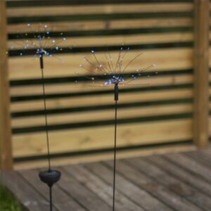 Lauko LED lemputė „Firework“ su saulės baterija (100 cm) kaina internetu