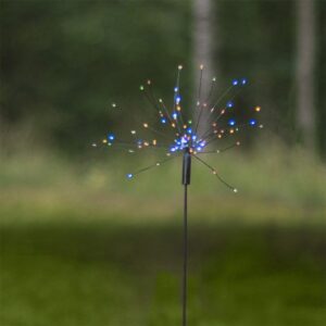 Lauko LED lemputė „Firework“ su saulės baterija (100 cm) kaina internetu