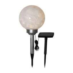 Lauko LED sodo lempa „Luna“ su saulės baterija (37 cm) kaina internetu
