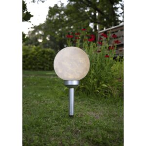 Lauko LED sodo lempa „Luna“ su saulės baterija (37 cm) kaina internetu