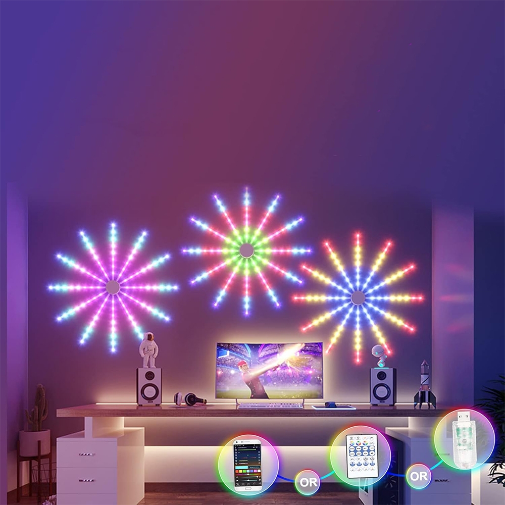 LED dekoracija "Fejerverkas" kaina internetu