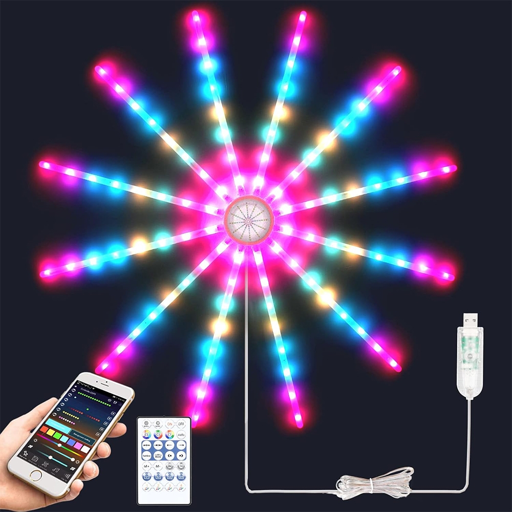 LED dekoracija "Fejerverkas" kaina internetu