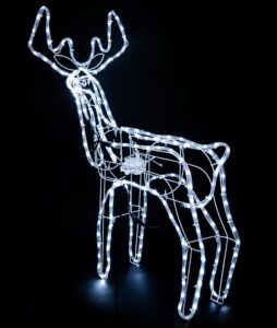 LED Kalėdinis šviečiantis elnias – 90×80 cm kaina internetu