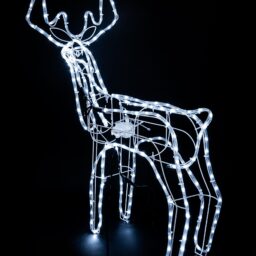LED Kalėdinis šviečiantis elnias – 90×80 cm kaina internetu
