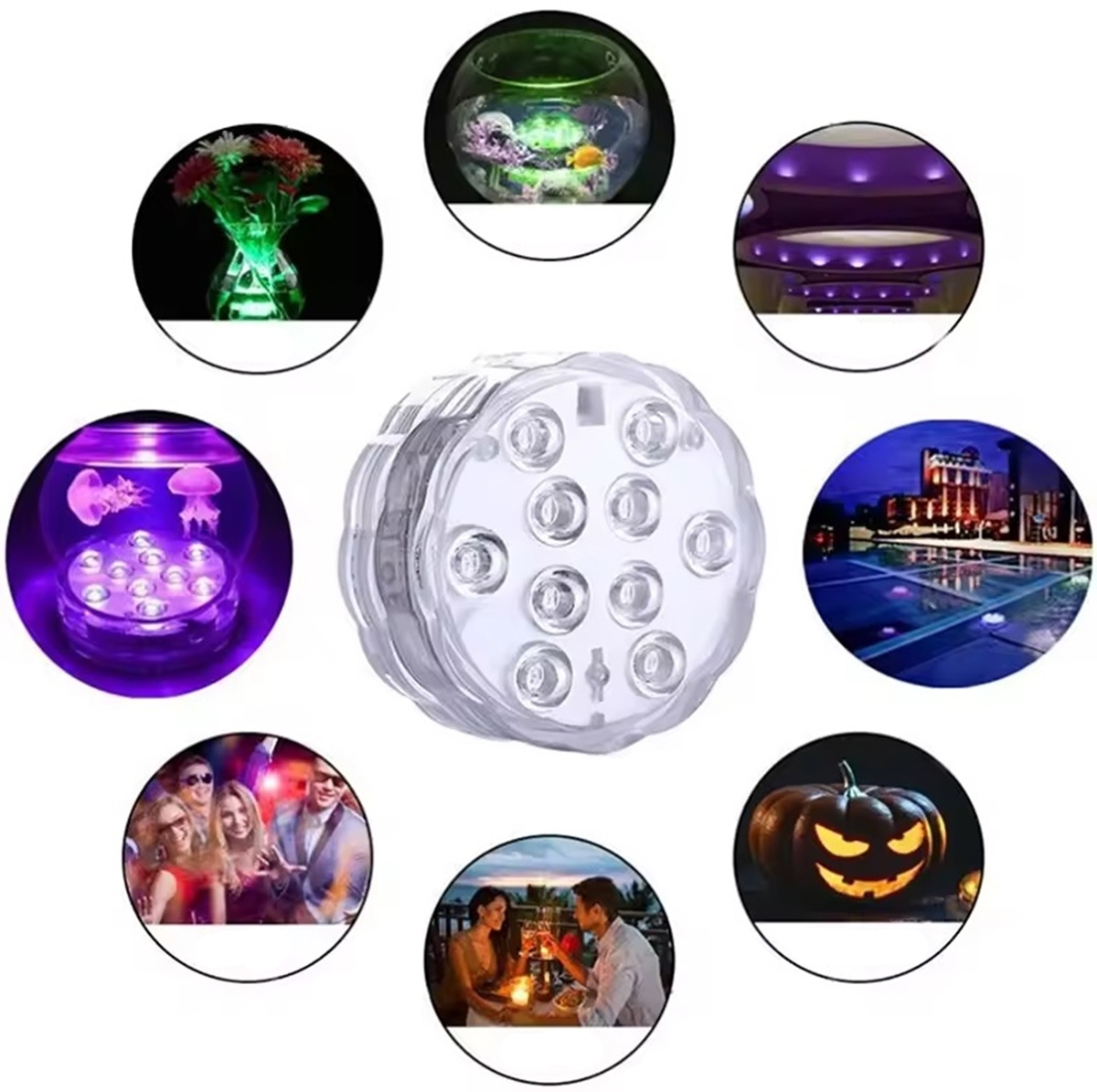 LED Lempa baseinui kaina internetu