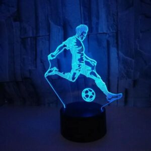 LED naktinė lempa futbolininko formos kaina internetu